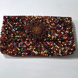 Custom Boho Beaded Clutch